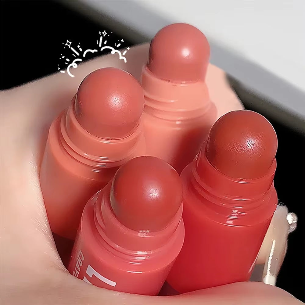 Matte Pen 4 Colors in 1 Nude Pink Matte Lip Gloss Waterproof Long Lasting Pencil Lip Liner Pen Lip Makeup Set