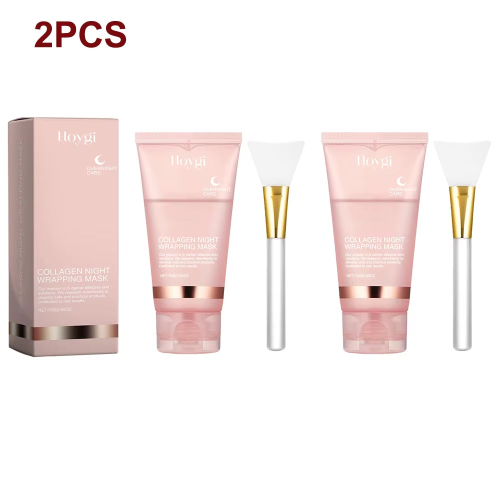 Collagen Peel-Off Face Mask - Deeply Hydrating and Moisturizing Night Cream for Firming Skin (75/150ML)