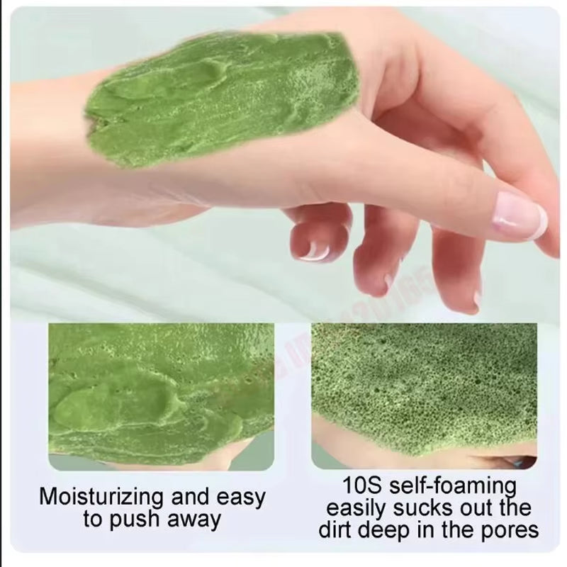 Deep Cleansing Hydrating Bubble Mask with Centella Asiatica for Blackhead Removal and Purification