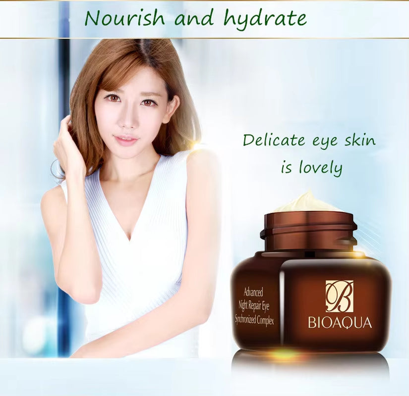 BIOAQUA 20G Firming Eye Cream - Moisturizing and Hydrating Treatment for Dark Circles and Eye Care