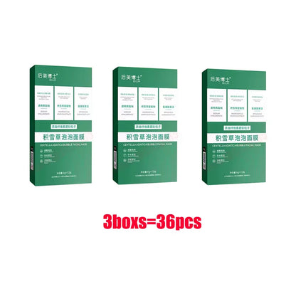 Deep Cleansing Hydrating Bubble Mask with Centella Asiatica for Blackhead Removal and Purification