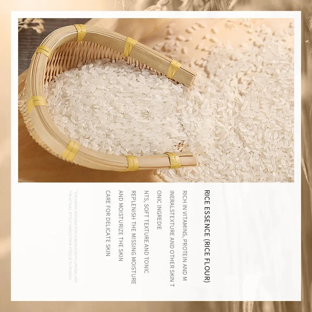BIOAQUA Rice Raw Pulp Serum with Hyaluronic Acid - Nourishing, Moisturizing, Brightening, and Firming Facial Essence for Skin Care